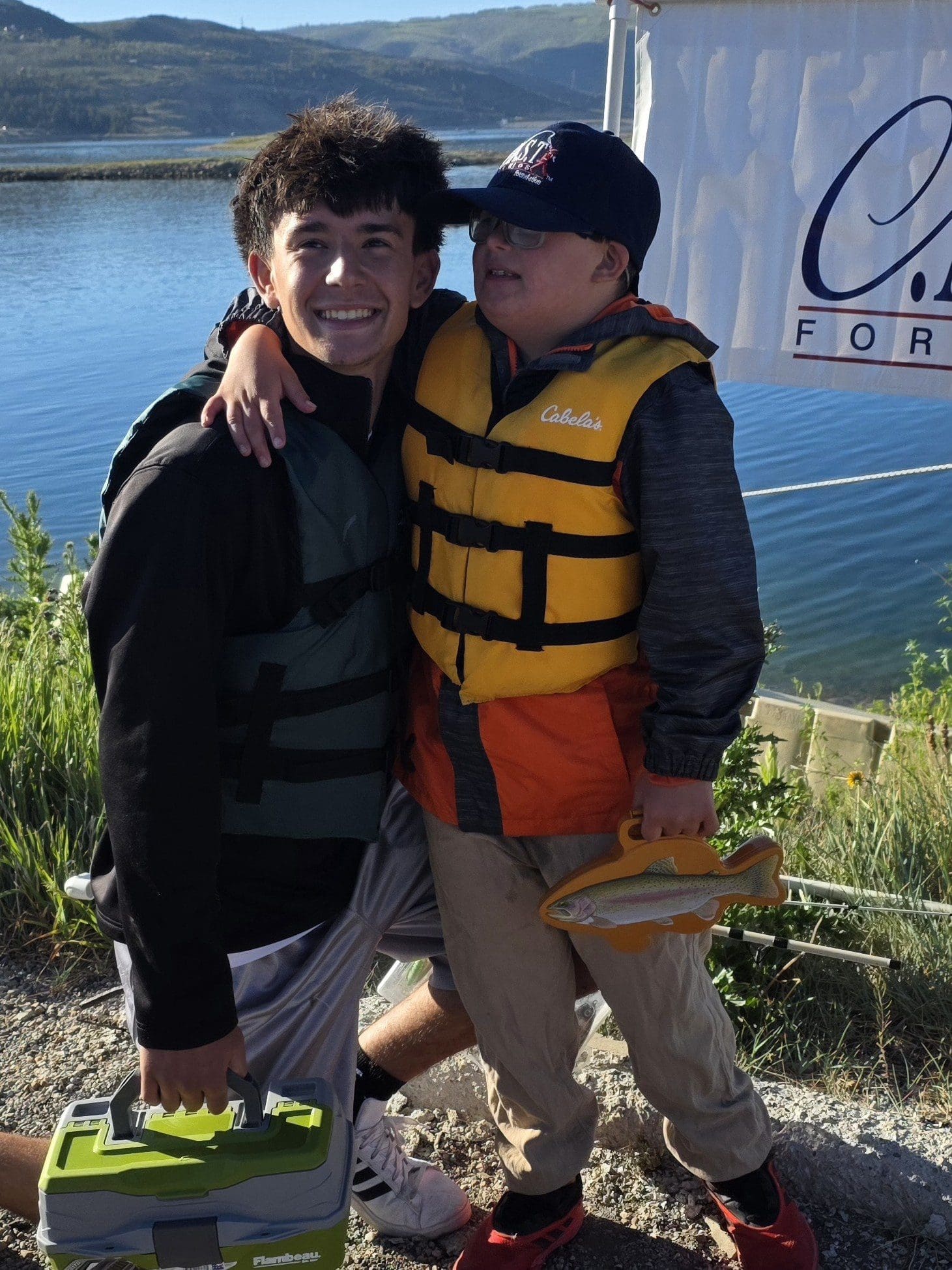 happy participants at strawberry reservoir