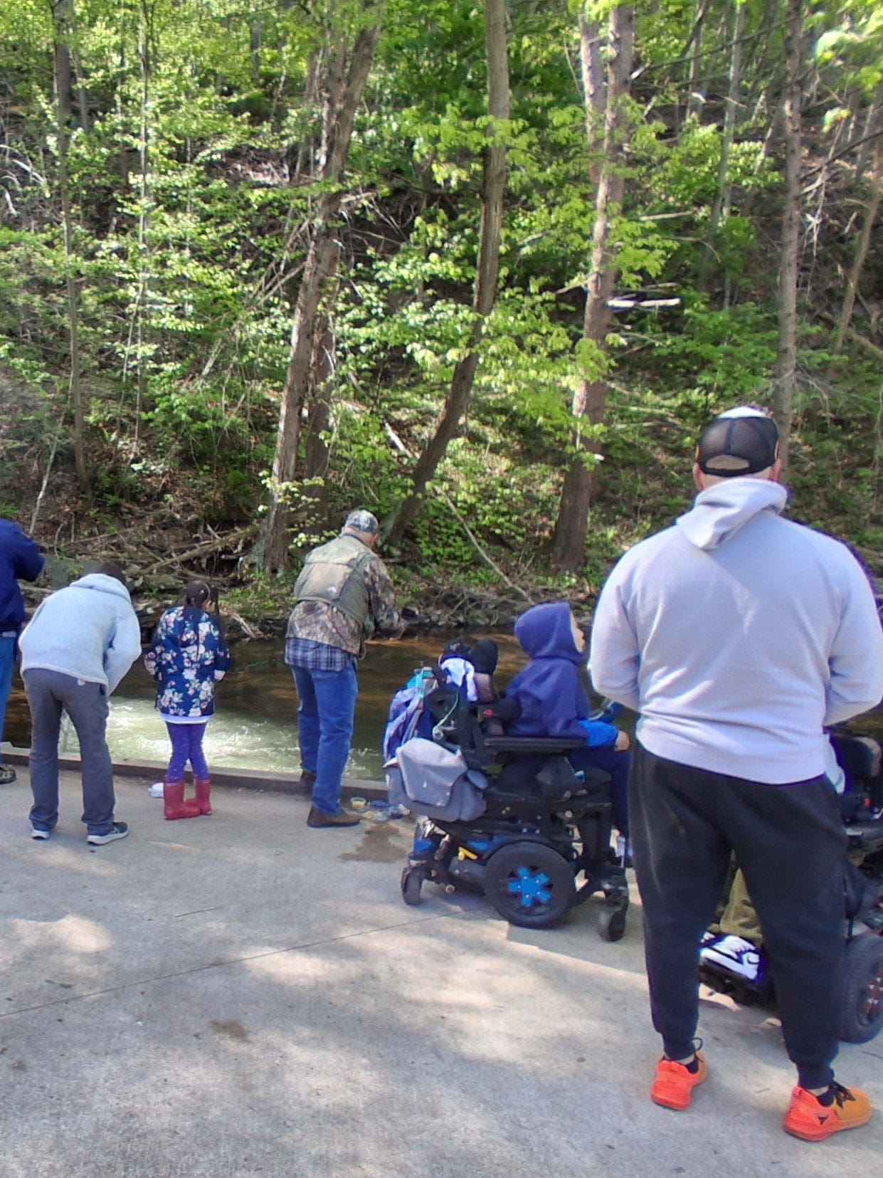 Clarks Valley fishing participants