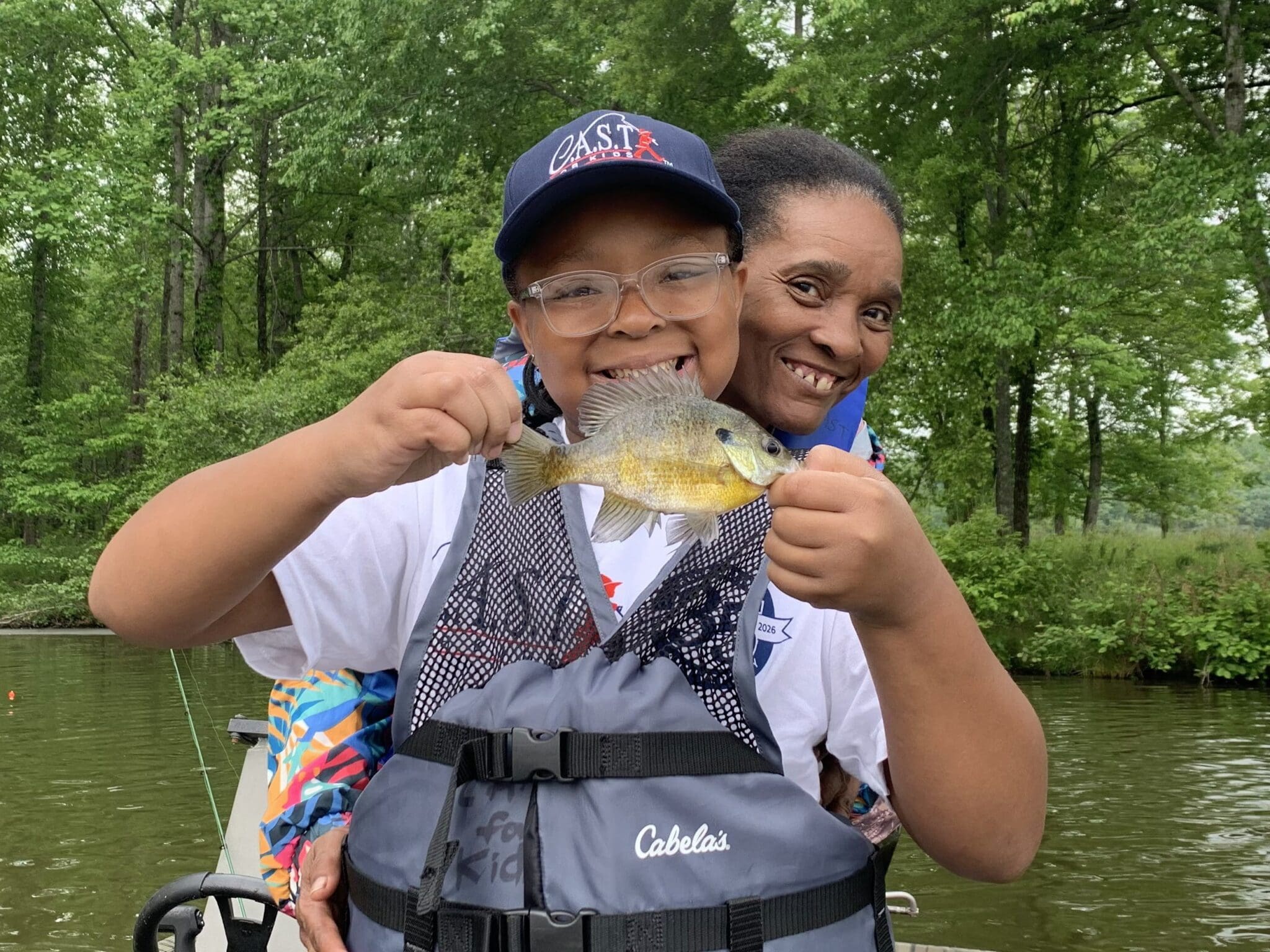 four participants at indian lake