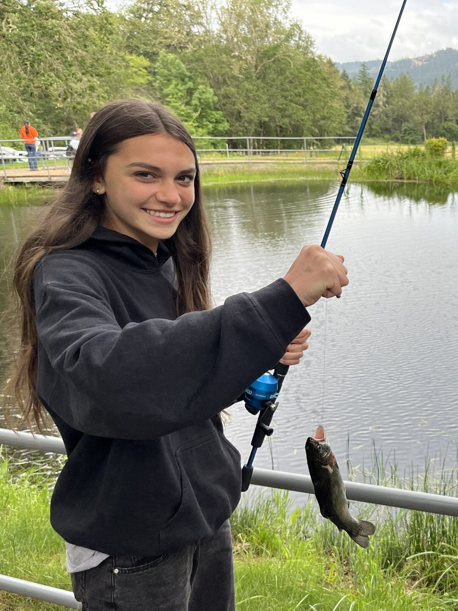 participant child at bowman pond