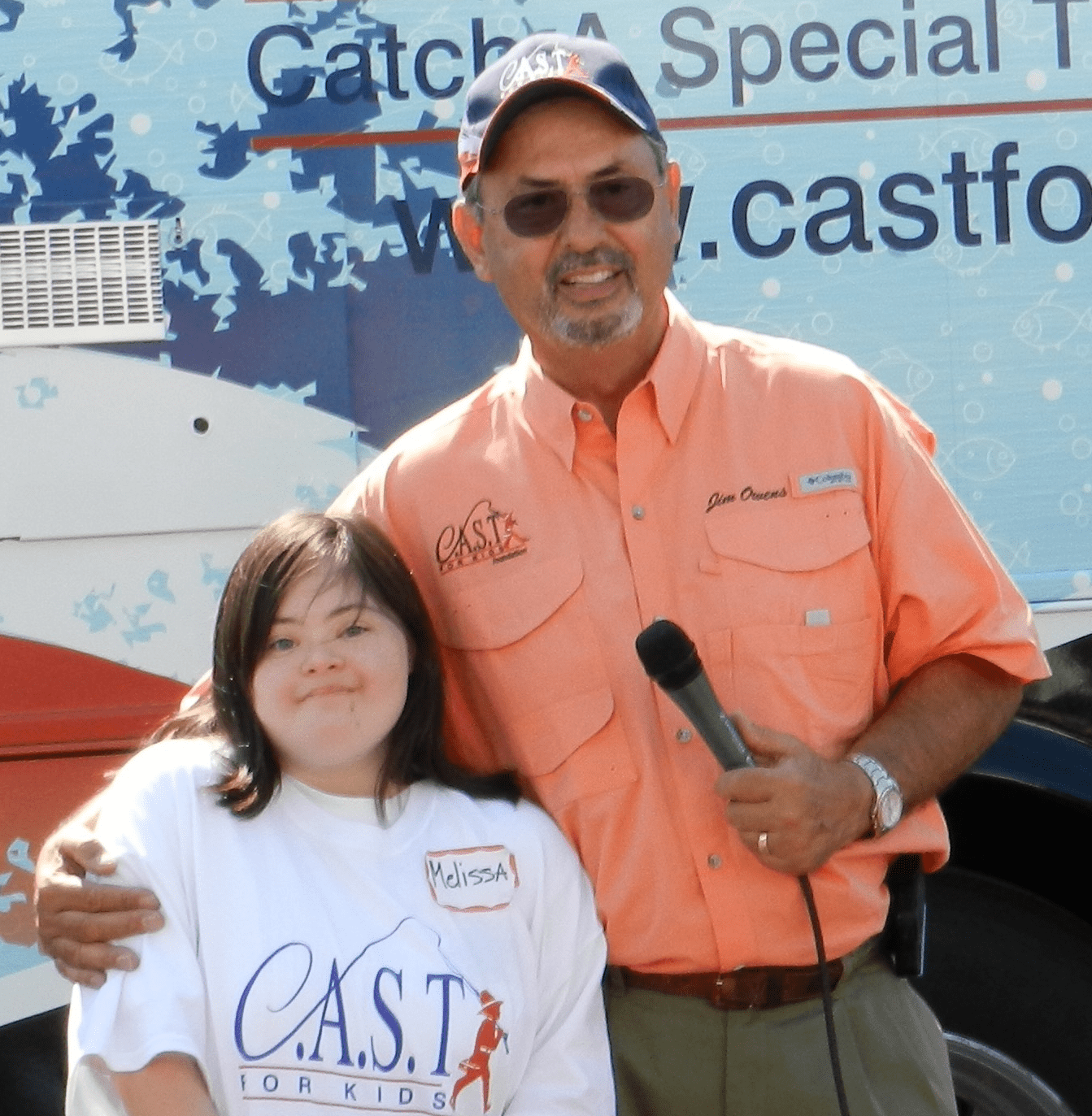 Hagg Lake 2014 - Jim and girl profile