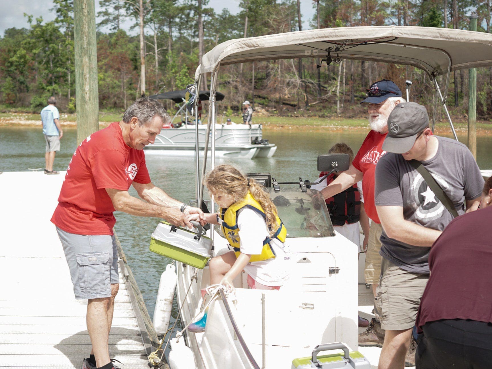 particpant in wheel chair at lake thurmond