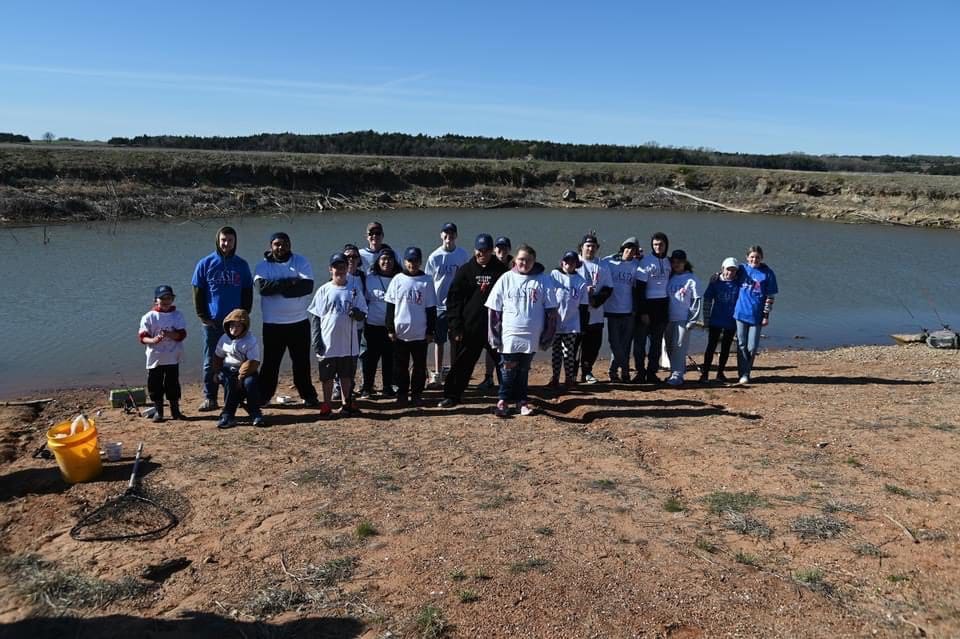 group at Duncan Lake Pavilion