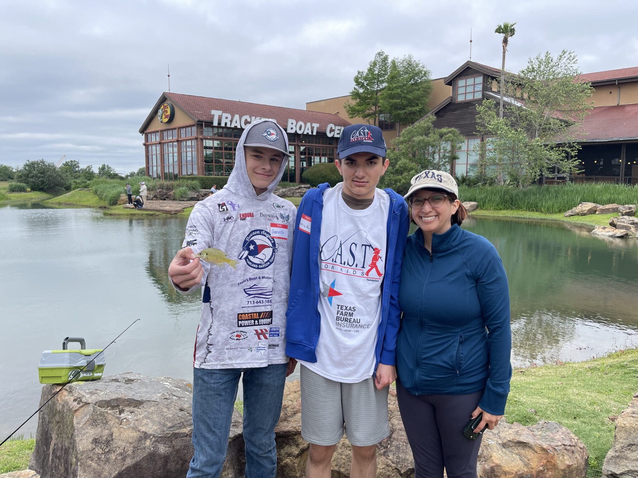 Three participants at Pearland Bass Pro Shops