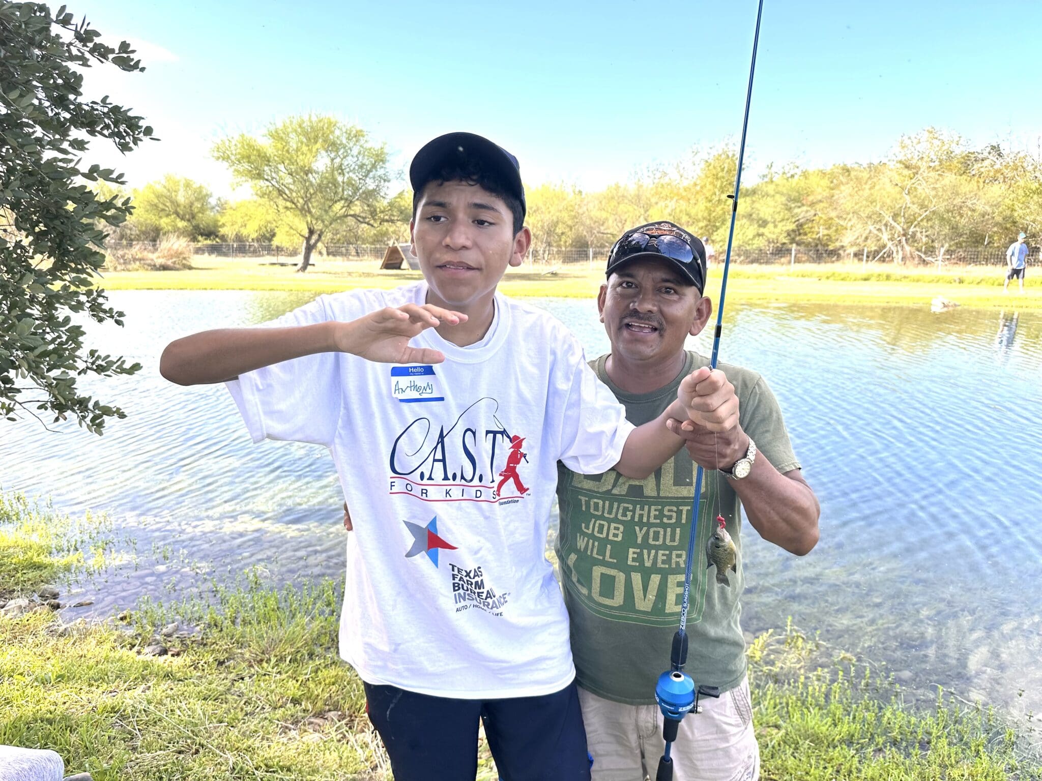two children at Son Valley Ranch