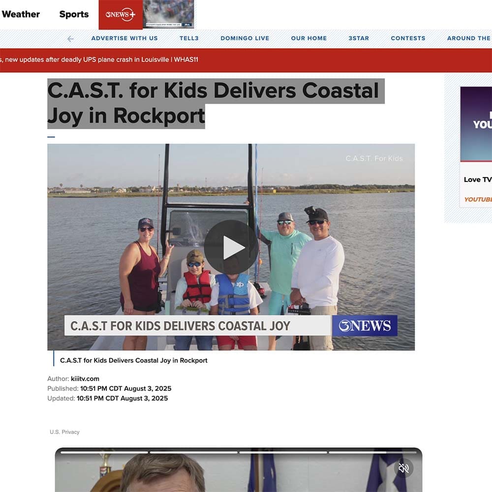 C.A.S.T. for Kids Delivers Coastal Joy in Rockport