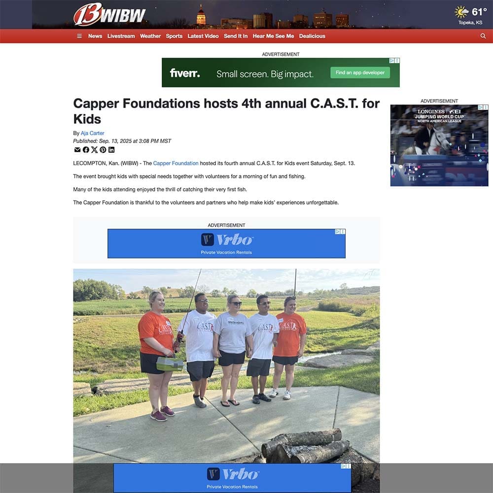 Capper Foundations hosts 4th annual C.A.S.T. for Kids