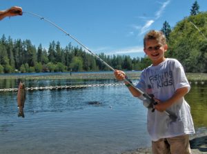 Fishing Kids - Island Lake (WA)