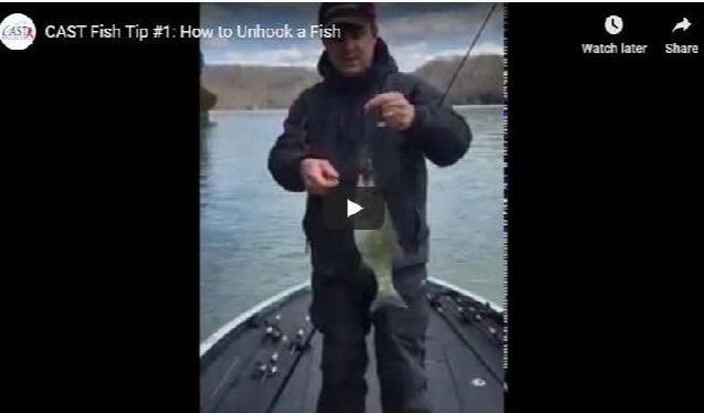 C.A.S.T. Fish Tip #1: How to Unhook a Fish