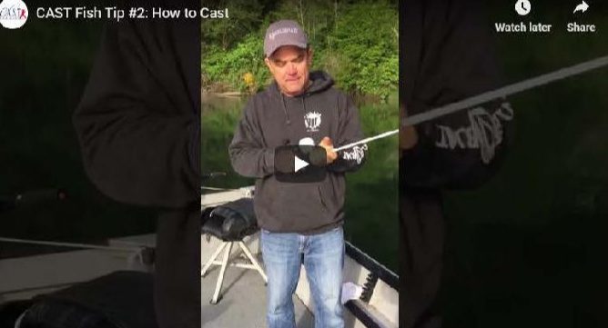 C.A.S.T. for Kids Fish Tip #2: How to Cast
