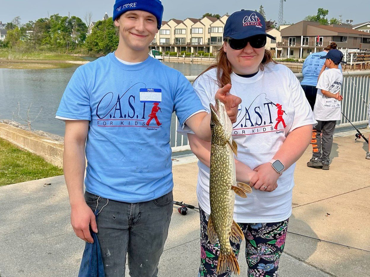 large fish caught at Cheboygan