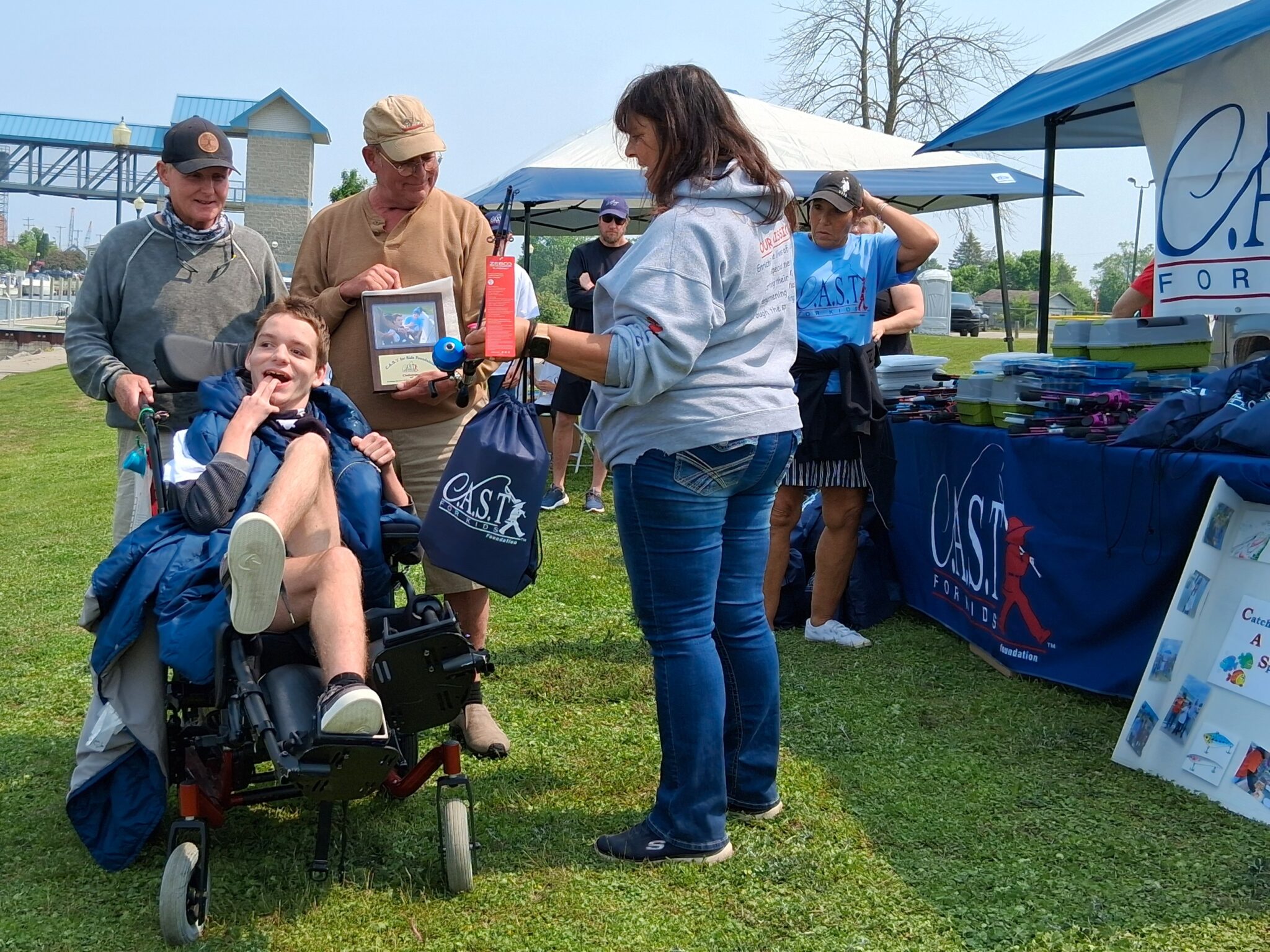 happy participant at Cheboygan