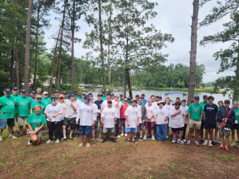 group photo at lake murray sc