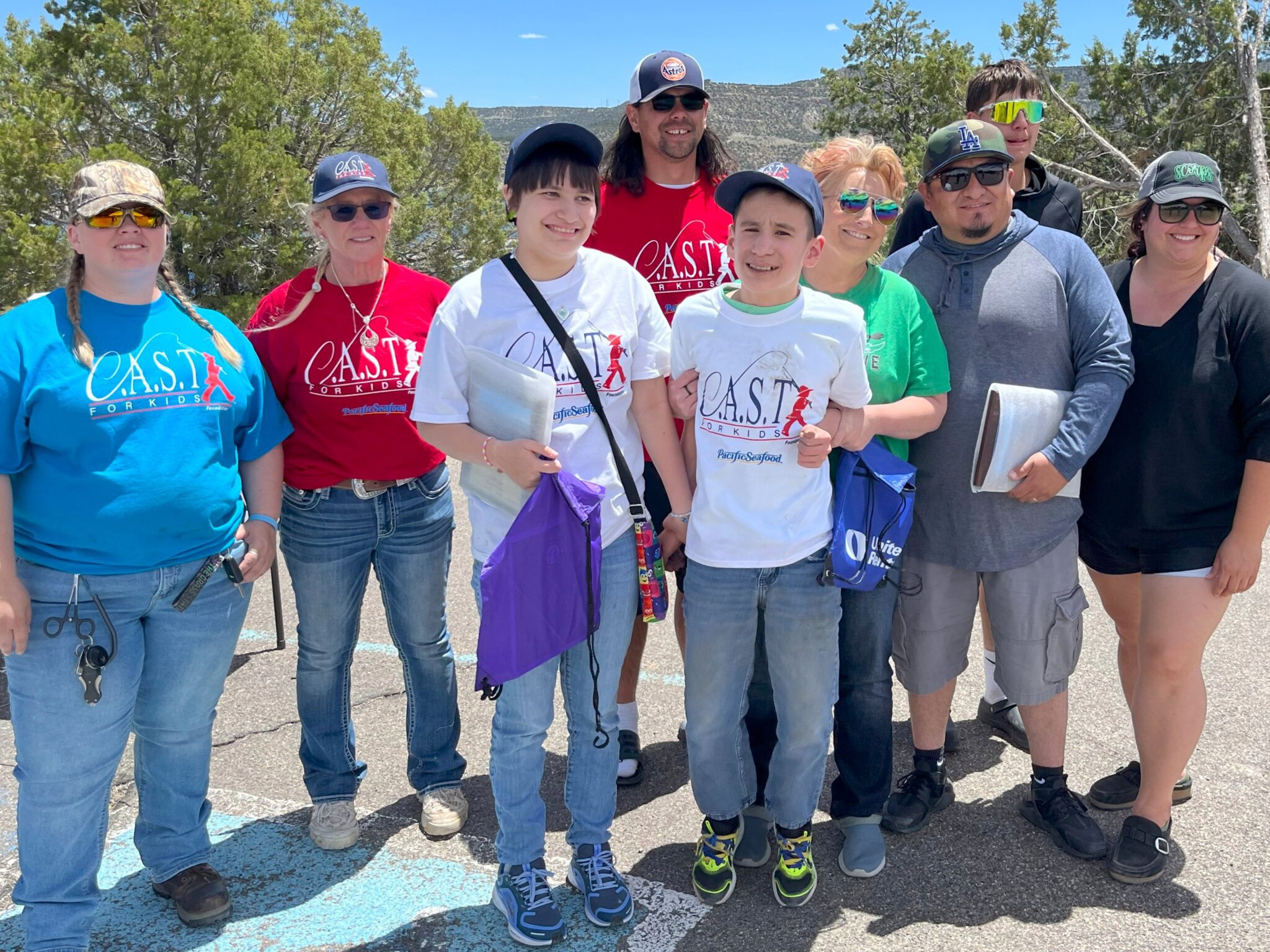 group of participants at navajo lake