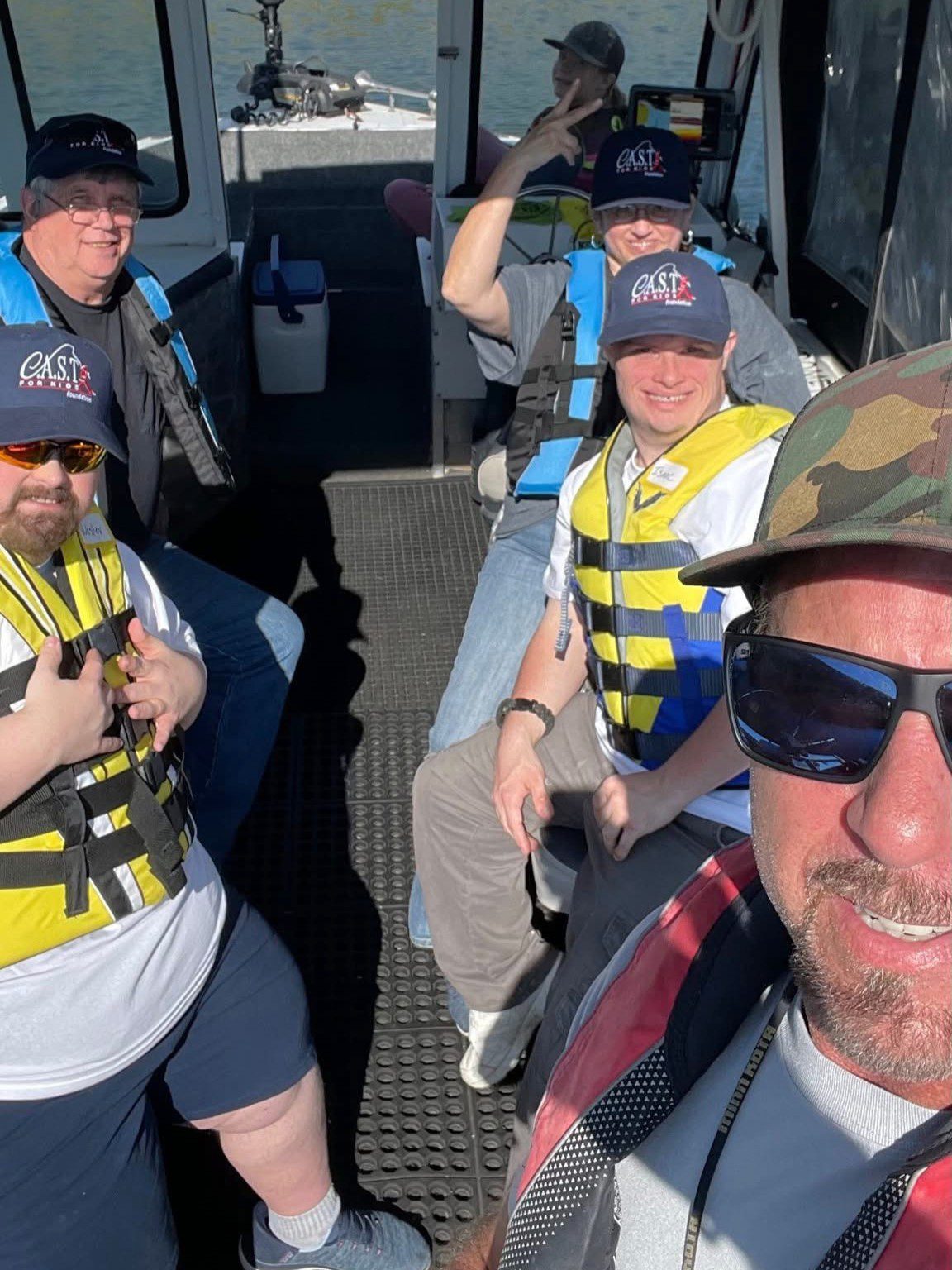 happy participants at strawberry reservoir