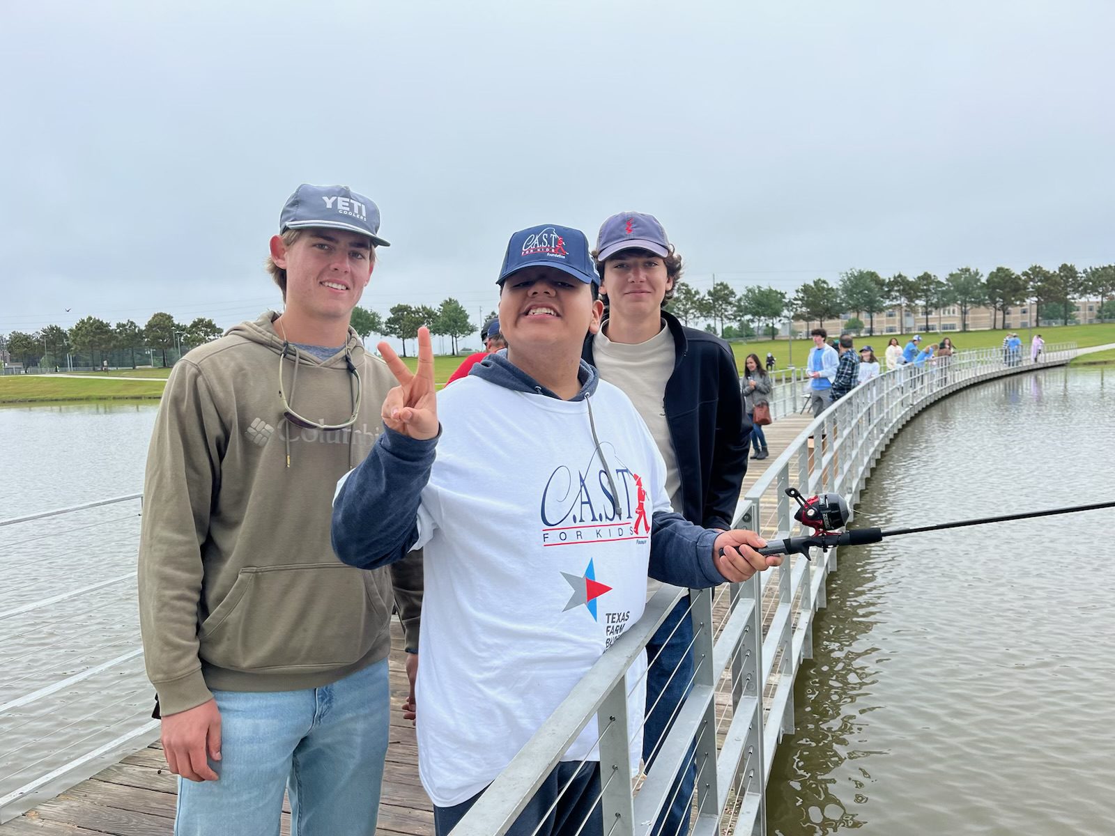cast volunteers with participants