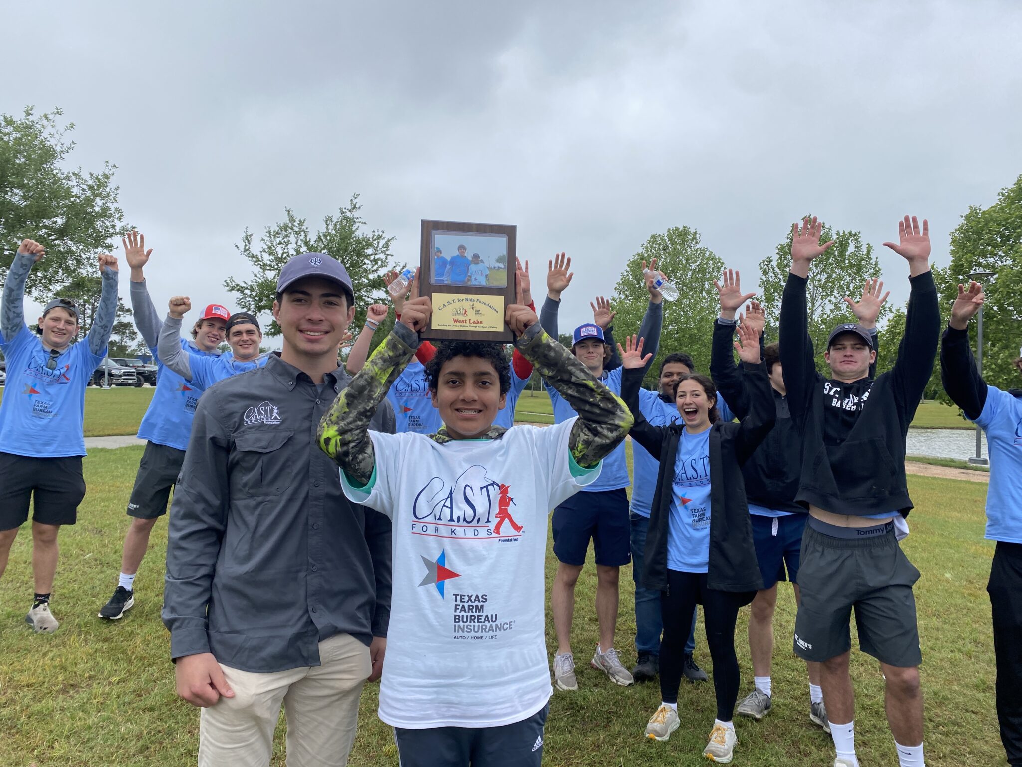 cast participants and volunteers