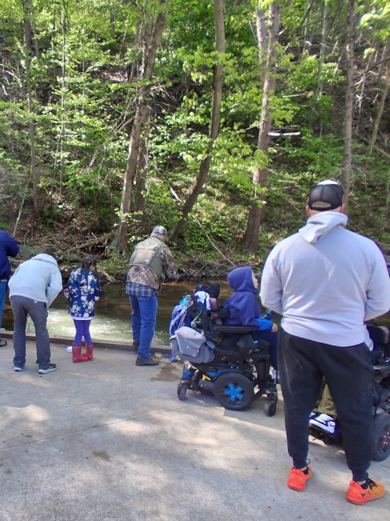 Clarks Valley fishing participants