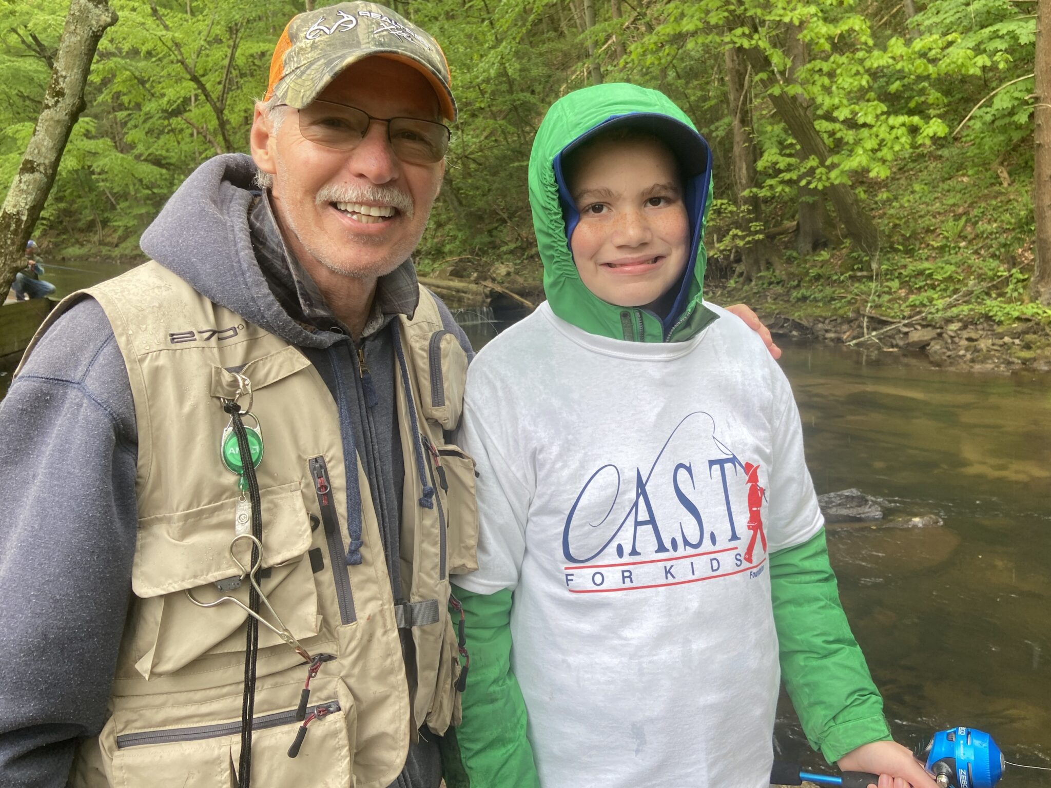 Clarks Valley fishing participants
