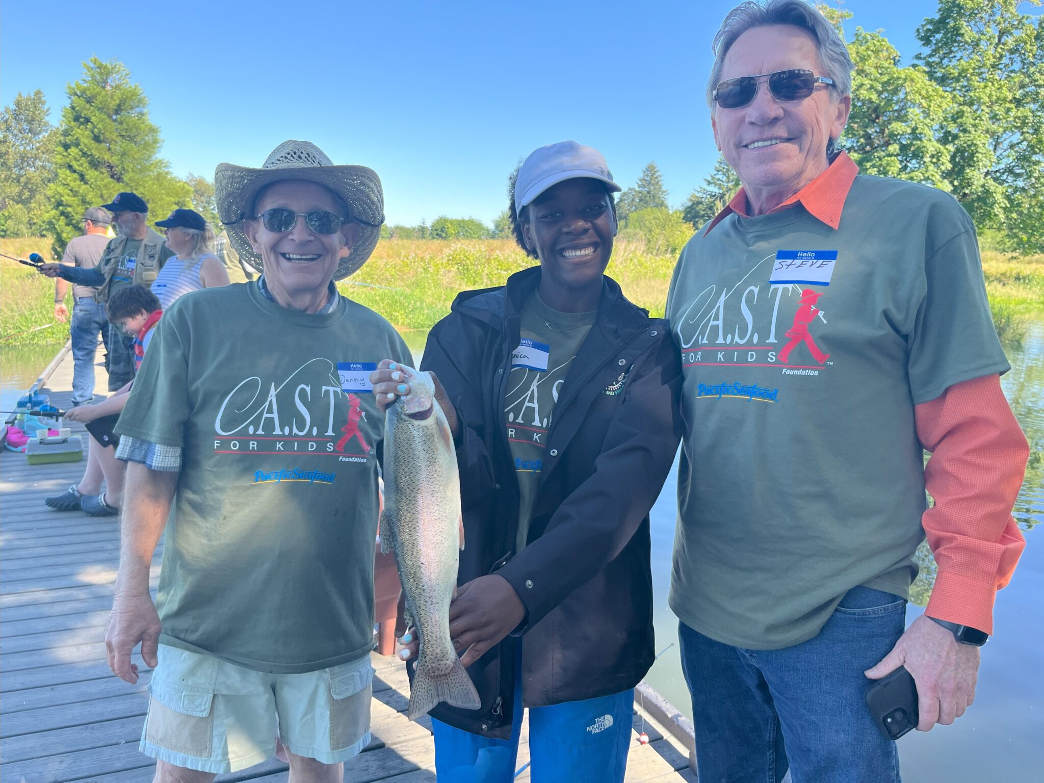 3 participants at lake charles