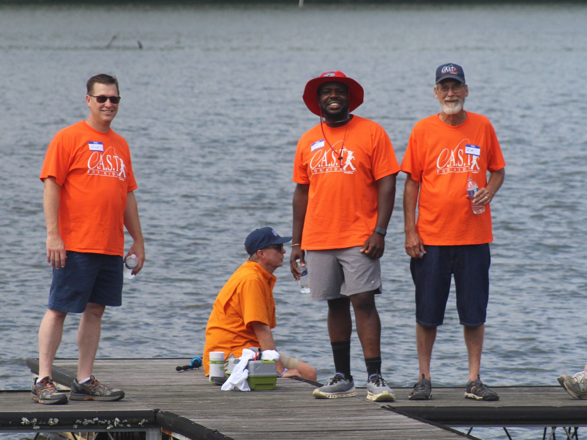 four participants at indian lake