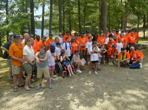 group photo at indian lake