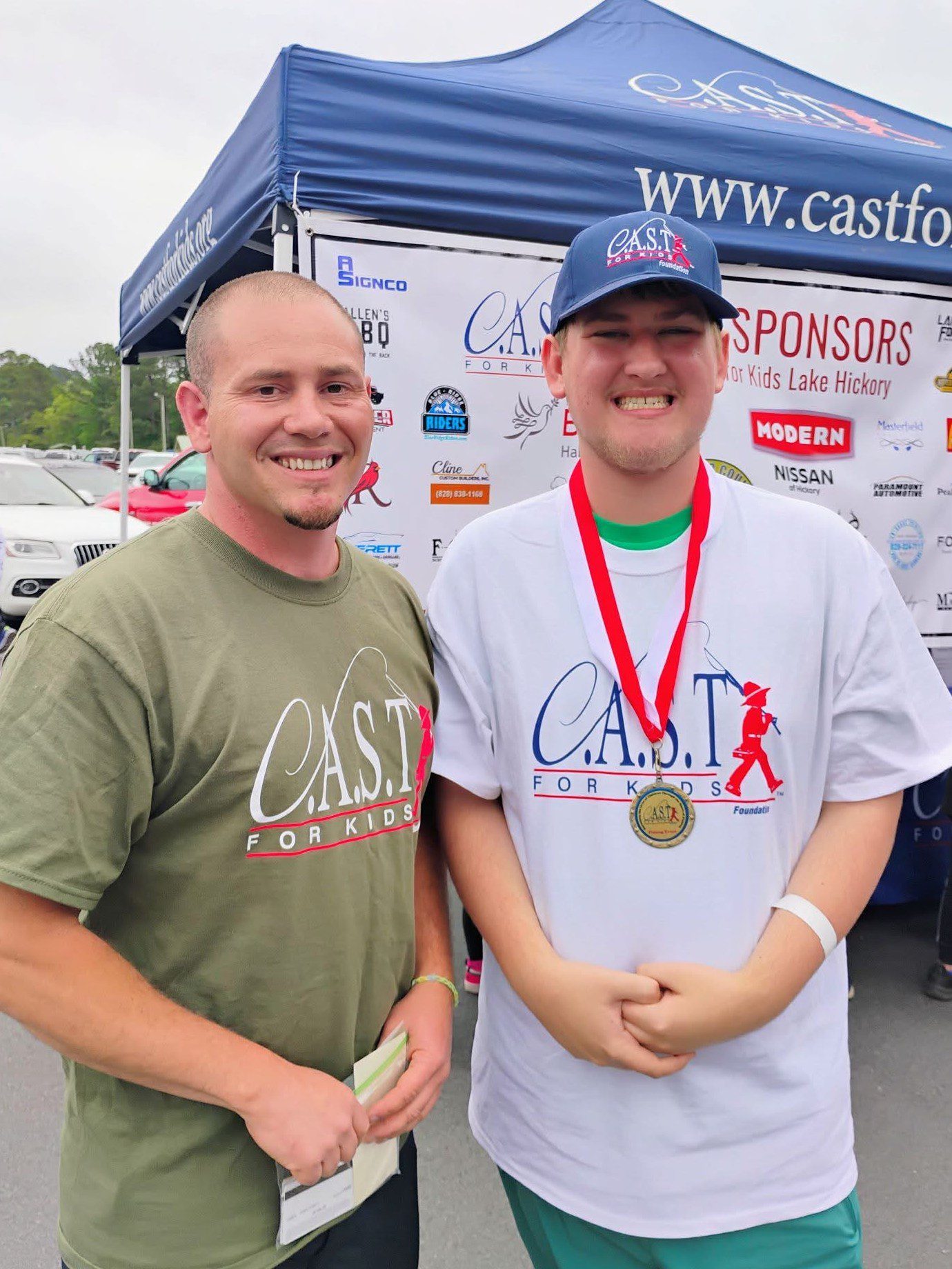 two people at lake hickory