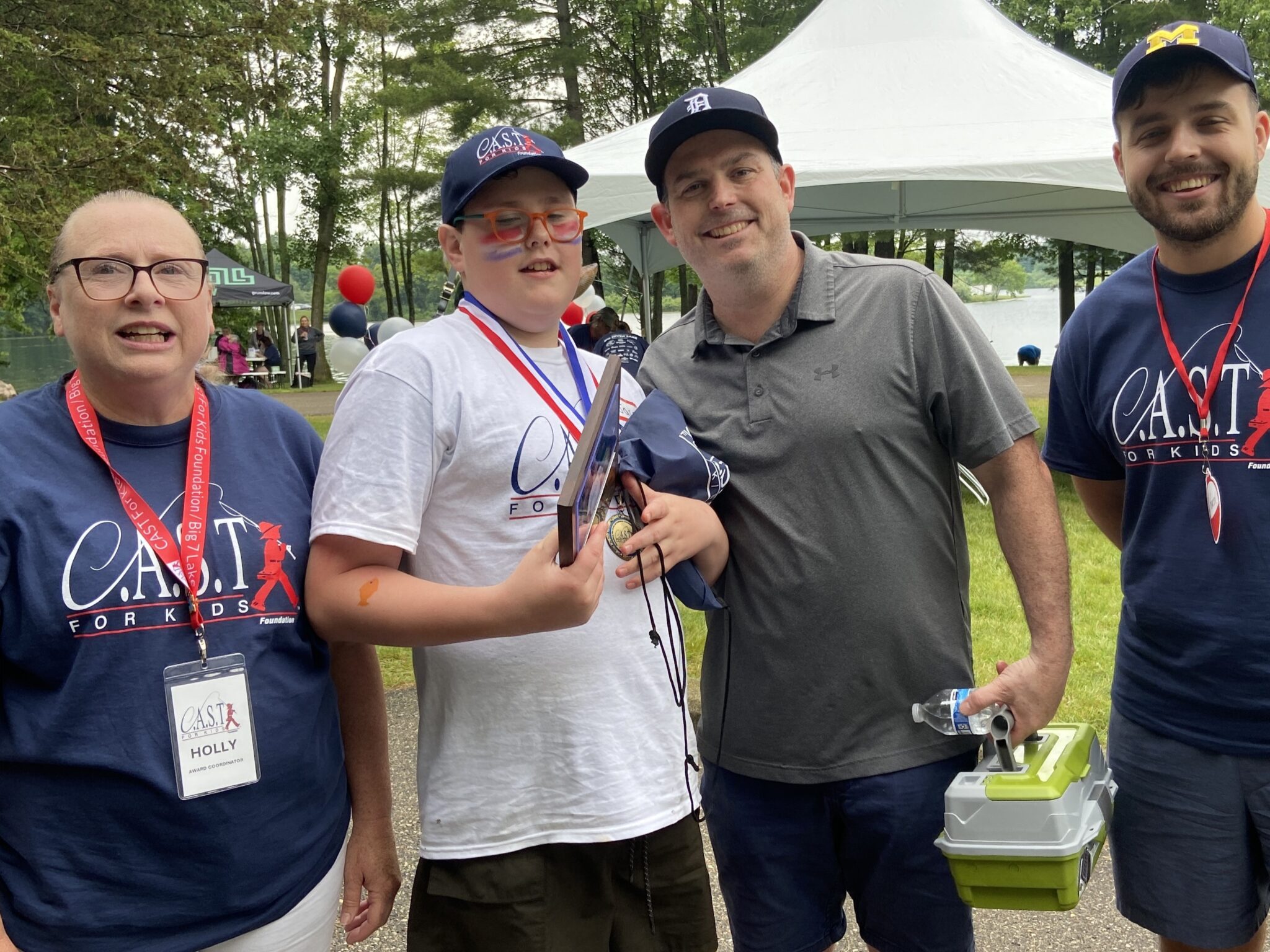 young boy participant at big seven lake