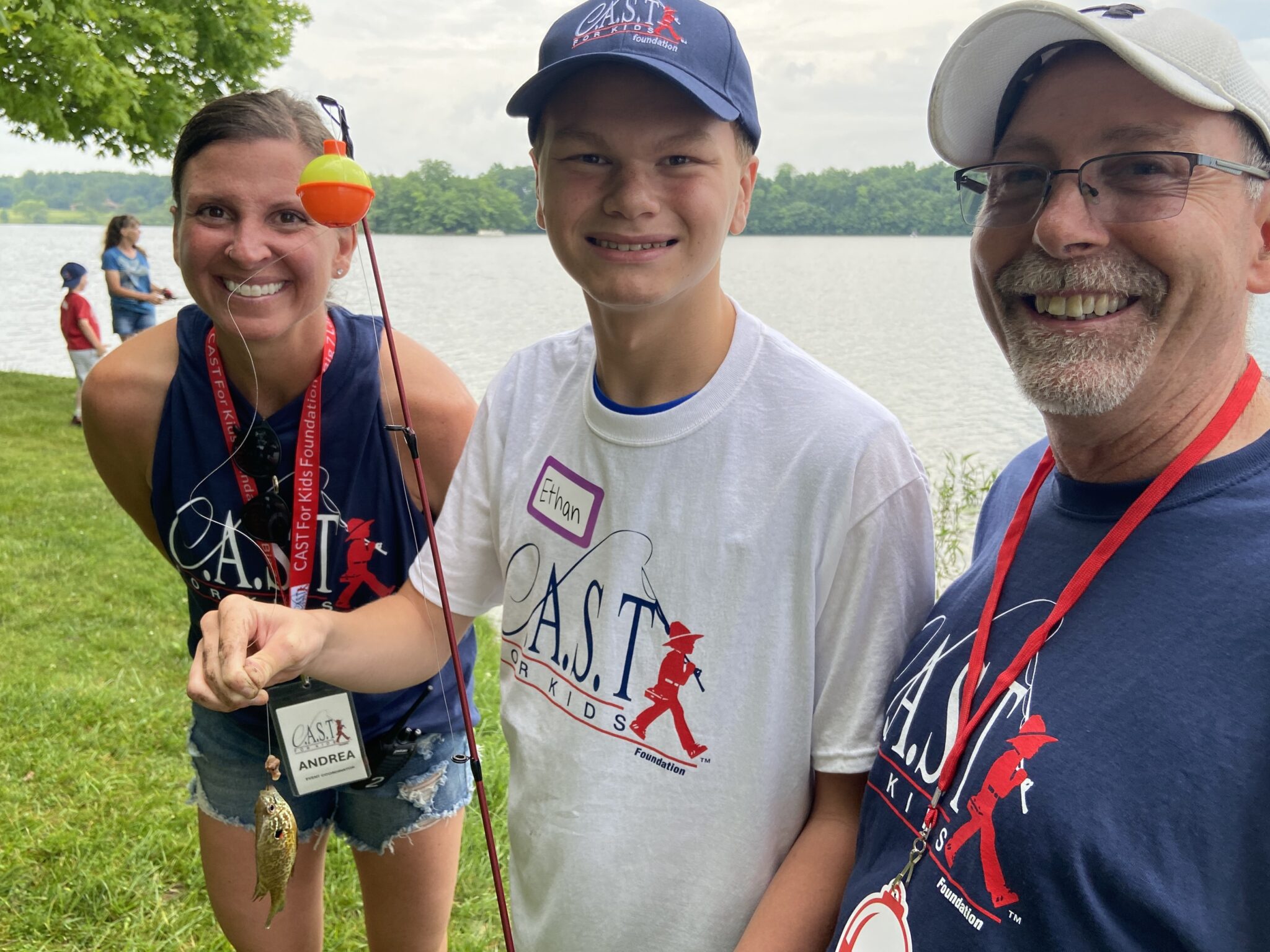 smiling participant at big seven lake