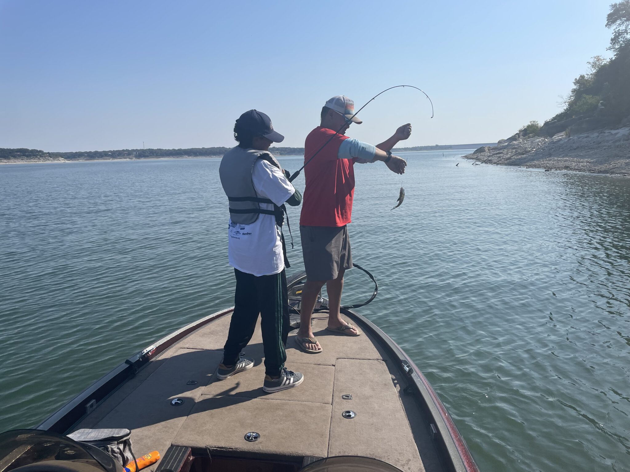 Belton1 kids fishing at Belton Lake