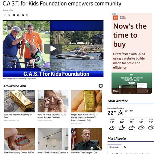 C.A.S.T. for Kids Foundation empowers community C.A.S.T. for Kids Foundation empowers community<br />