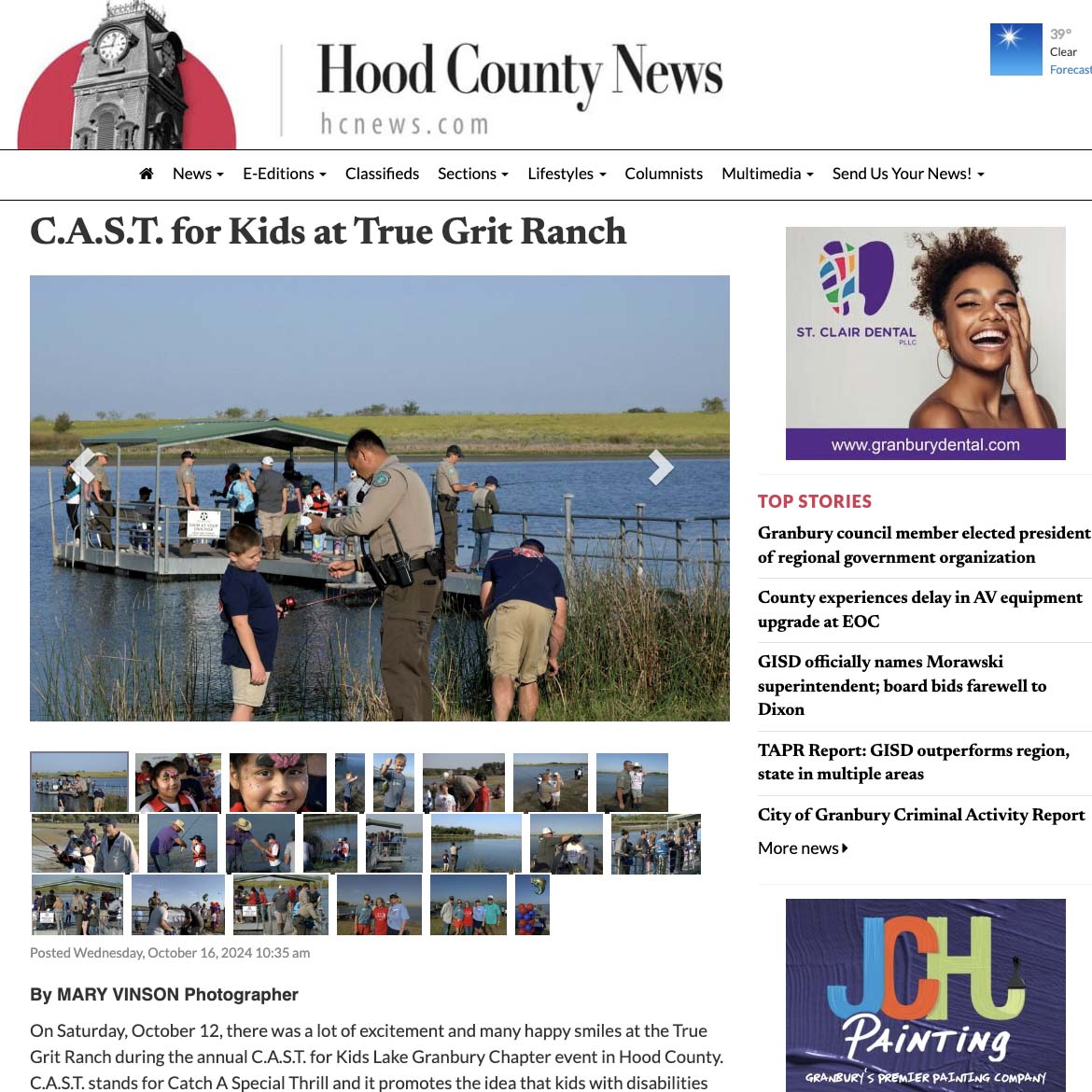 C.A.S.T. for Kids at True Grit Ranch C.A.S.T. for Kids at True Grit Ranch<br />