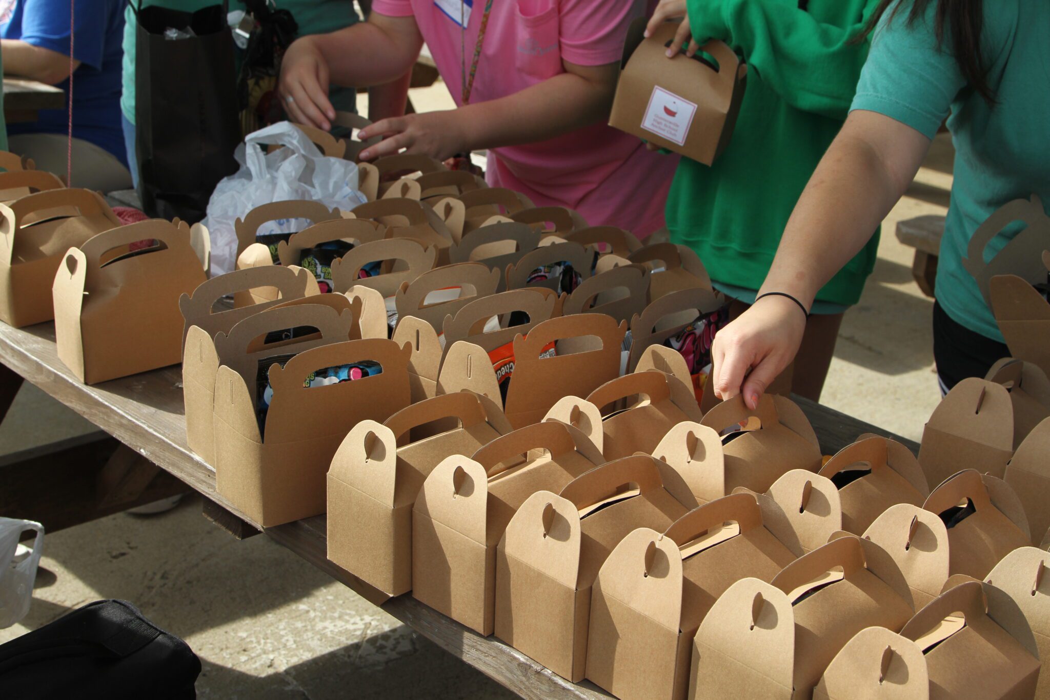 cardboard lunch boxes