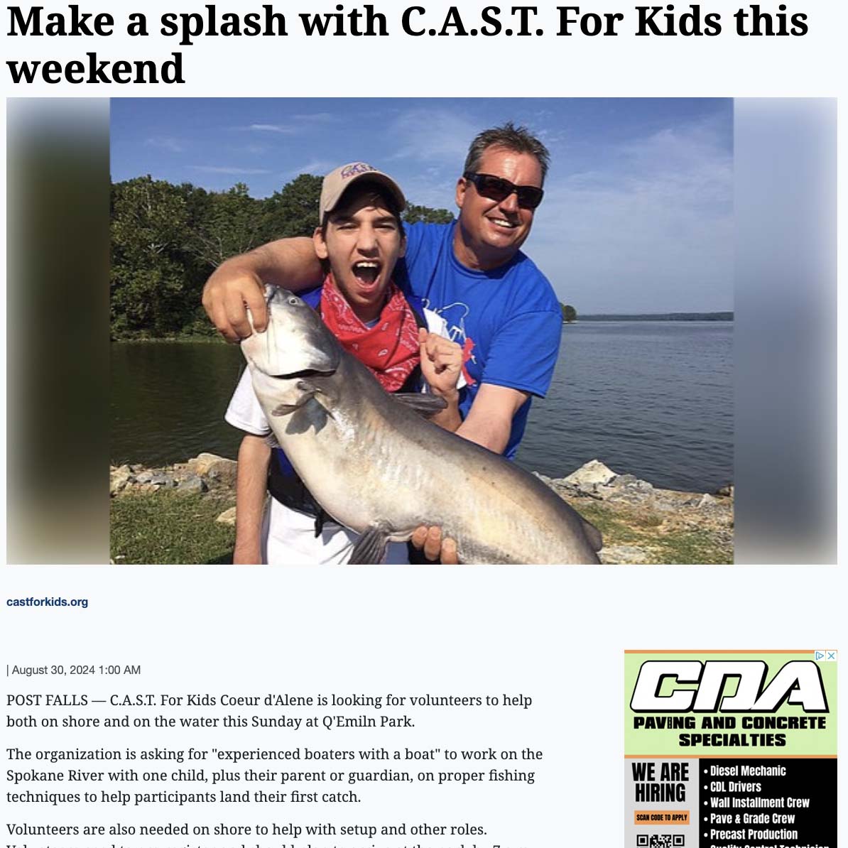 https://cdapress.com/news/2024/aug/30/make-a-splash-with-cast-for-kids-this-weekend/ https://cdapress.com/news/2024/aug/30/make-a-splash-with-cast-for-kids-this-weekend/