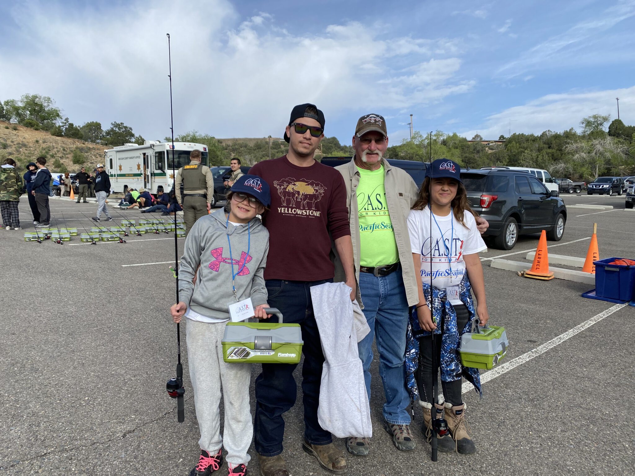 Navajo 1 Four participants at Navajo Lake