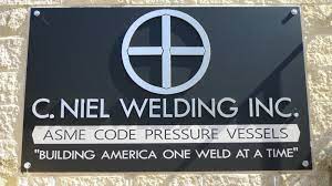 c.neil welding inc plaque