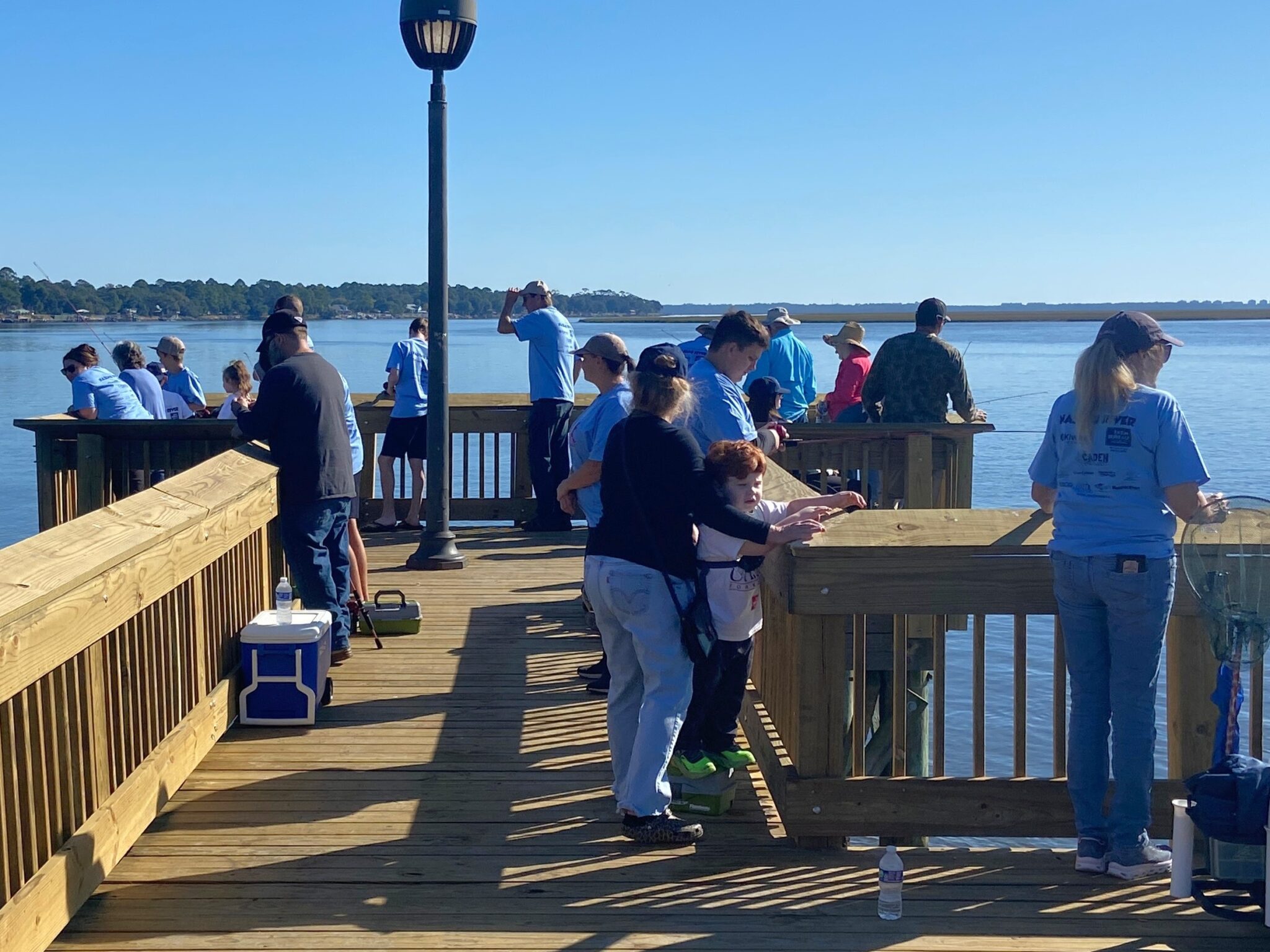 Three participants at Pearland Bass Pro Shops