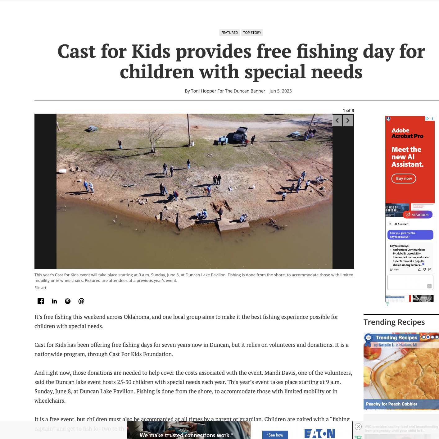Cast for Kids provides free fishing day for children with special needs Cast for Kids provides free fishing day for children with special needs