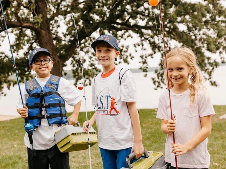 Saugatuck River participant holding fish