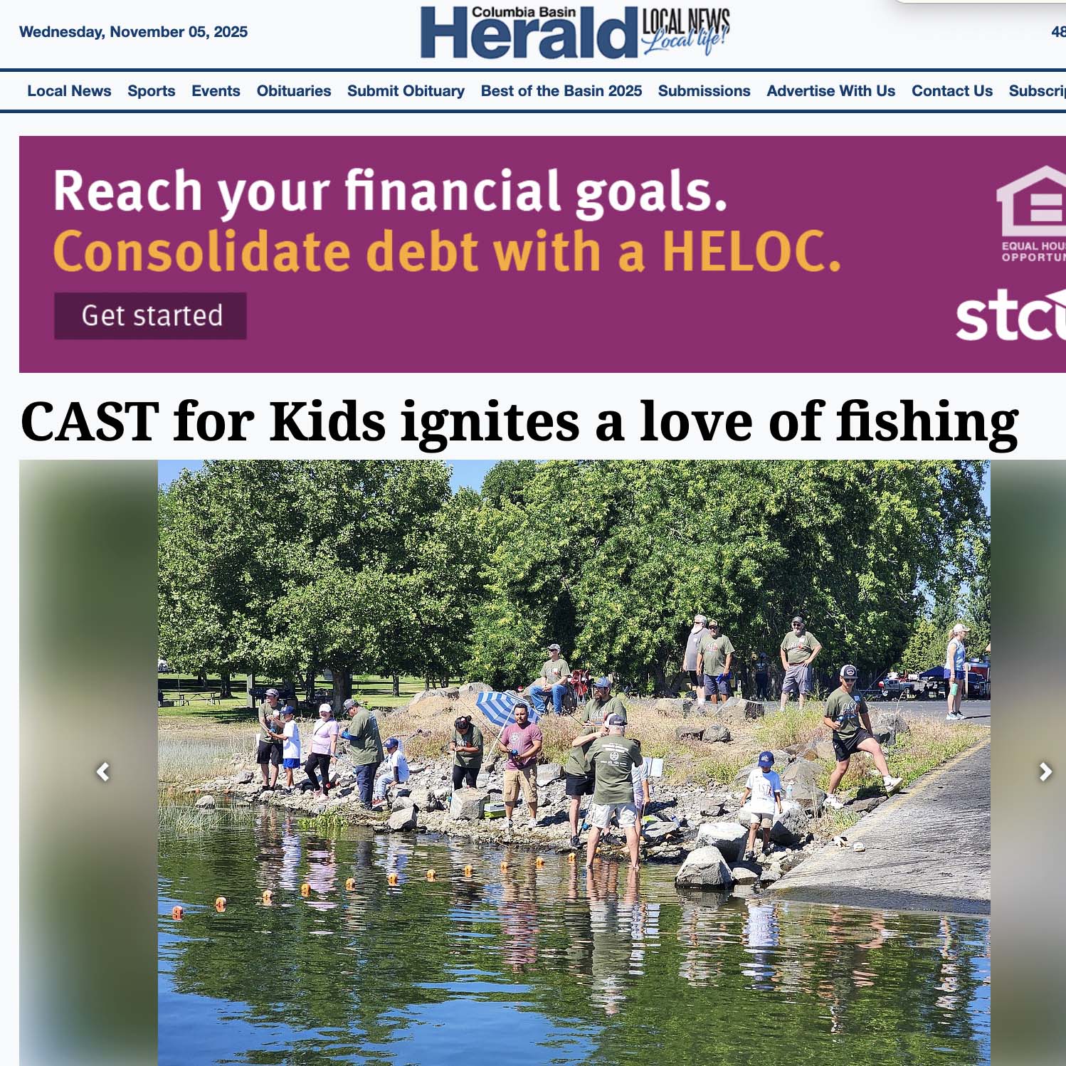 CAST for Kids ignites a love of fishing CAST for Kids ignites a love of fishing<br />